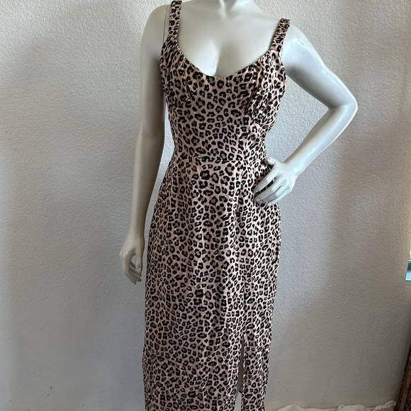Code X Mode Leopard Print Midi Sundress - Picture 5 of 10